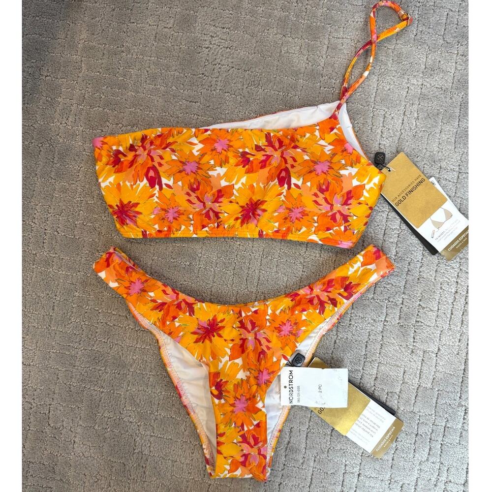 NWT Vix by Paula Hermanny Lowana Mustard Ana-Giulia 2 Piece Bikini Size LARGE